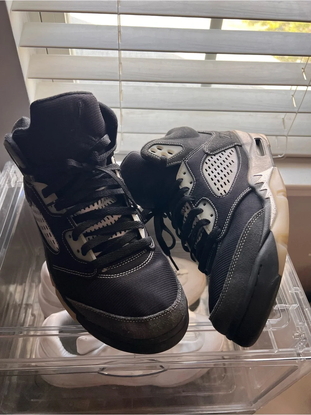 Air Jordan 5 Black/Anthracite Men’s Size 9 Used – Pre-Owned